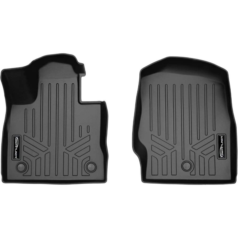 SMARTLINER Custom Fit Floor Mats 1st Row Liner Set Compatible with 2017-2019 For